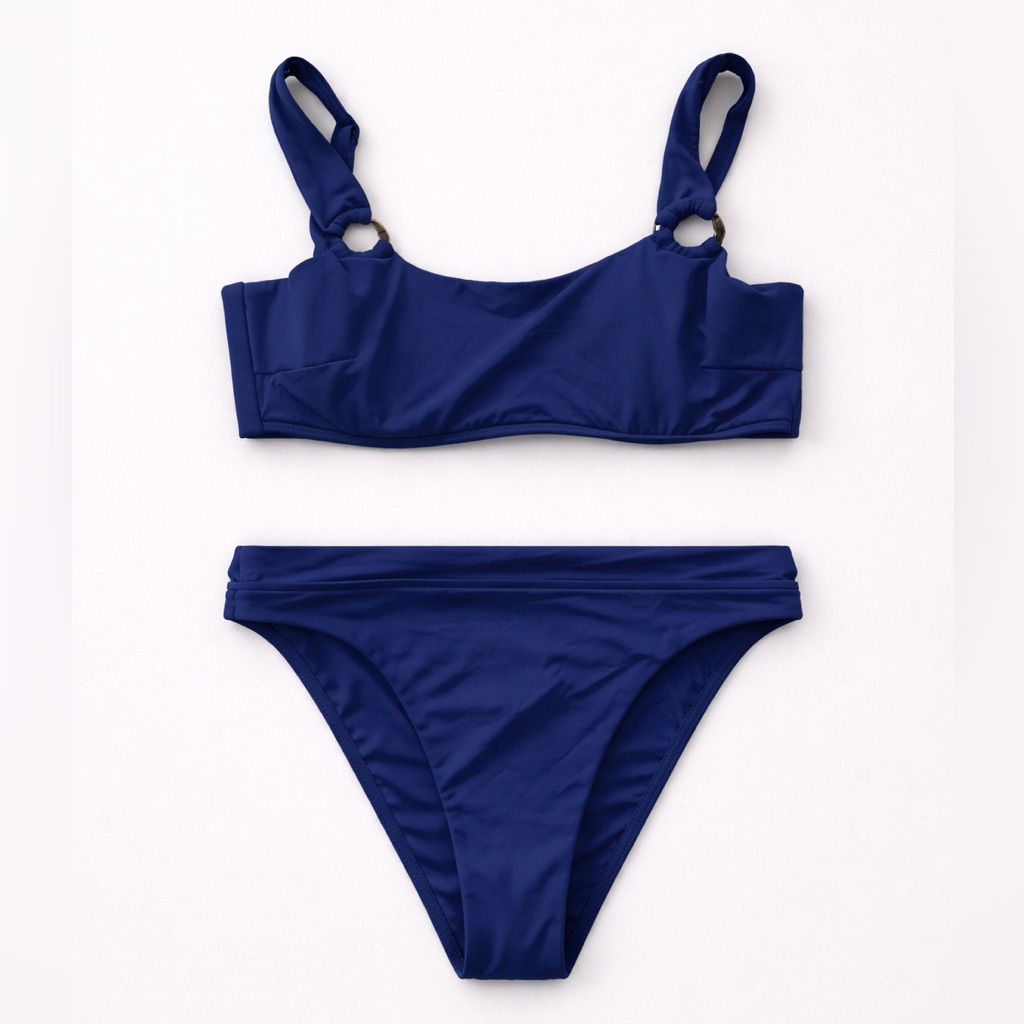 Seafolly Navy Blue Bikini Set